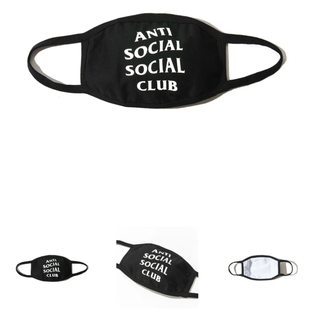 Anti social social club "medical" face mask